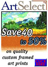 Save 40 to 50% on Custom Framed Prints